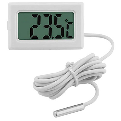 Термометр цифровой ЖКИ TL-8009W White