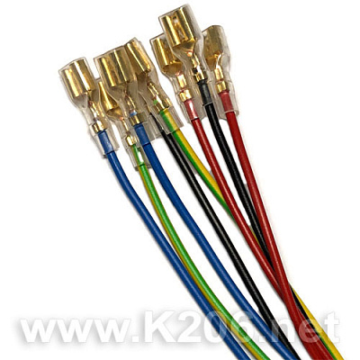 Провід із клемою 6.3mm/BLUE