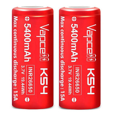 Аккумулятор Vapcell INR26650 K54 5400mAh