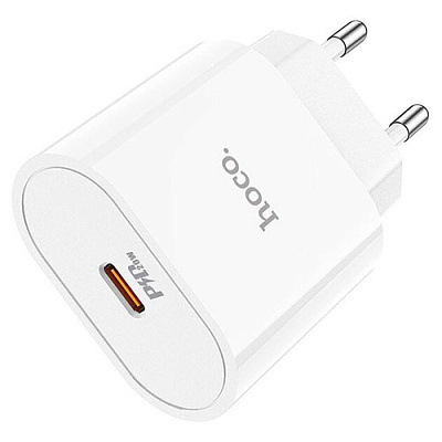 Зарядний пристрій 1*USB Type-C HOCO C94A WHITE