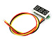 Вольтметр DC 0-100V-BLUE (8мм) 3 wire
