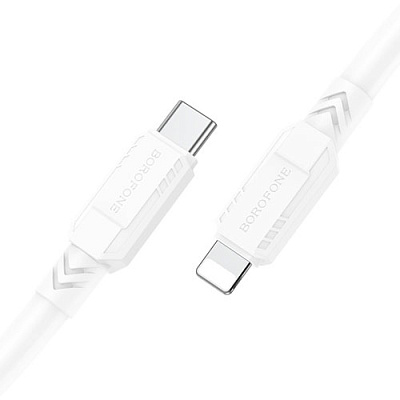 Кабель Type-C to iPhone Borofone BX81 1m White