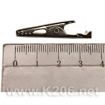 Зажим крокодил 36мм CR-03/BLK