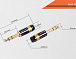 Rich Tech Jack 6,35mm 3pin / Blue ring