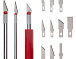 Набор скальпелей Intertool HT-0525