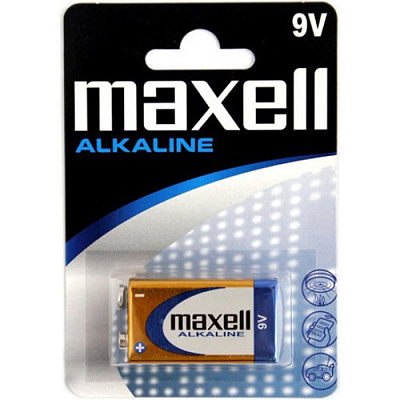 Батарейка Крона 9V Maxell Alkaline
