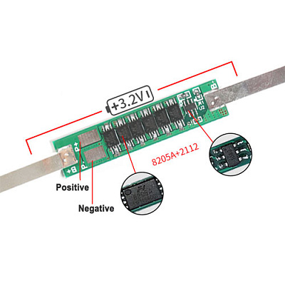 Плата защиты BMS-1S 6A