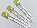Светодиод 3mm желтый диффузный