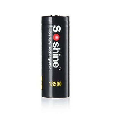 Акумулятор Soshine 18500 1400mAh