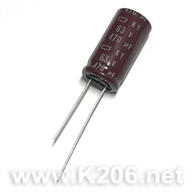 Конденсатор KY-470/63V LOW ESR