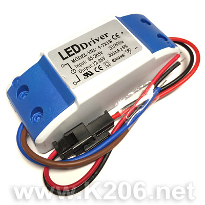 LED драйвер LEDDRV-4-7x1W Box