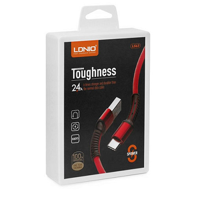 Кабель USB-MICRO USB LDNIO LS63 1M GREY