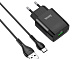 Зарядний пристрій 1*USB HOCO C72Q BLACK