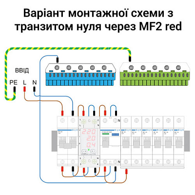 Реле напряжения ZUBR MF2-40 red