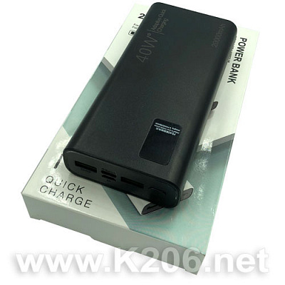 Power Bank PD40W 20000mAh 40W Black