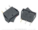 Переключатель KCD3-BLACK 15A-20A, 3 pin