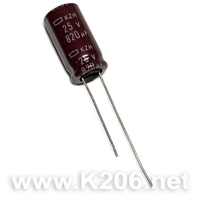 Конденсатор KZH-820/25V Low ESR