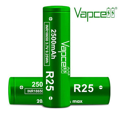 Аккумулятор Vapcell INR18650 R25 2500mAh