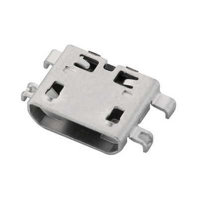Гнездо Micro USB B 5pin SMT 9,7мм без юбки