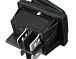 Переключатель KCD2-201N-LED-GREEN