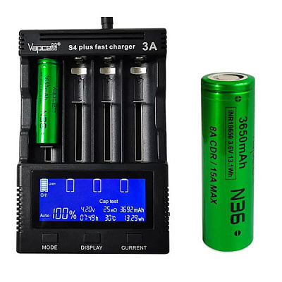 Акумулятор Vapcell INR18650 N36 3650mAh