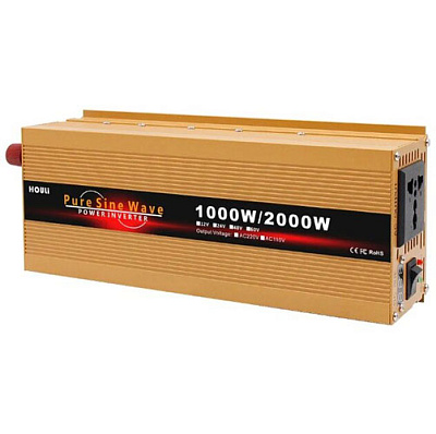 Перетворювач напруги 12V-220V 2000W синус