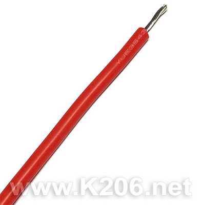 Провід силіконовий для щупів 20KV 18AWG RED