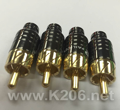 Штекер Pailiccs RCA mini RC-391-W