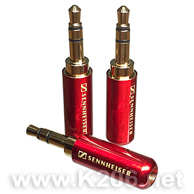 Штекер Sennheiser 3-pin 3.5mm / RED
