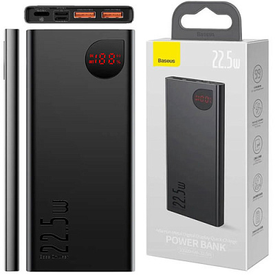 Power Bank BASEUS 10000mAh 22.5W Black