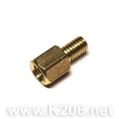 Стойка латунная PCSN-M4X5+6 (M4x5+6)