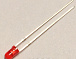 Светодиод 3mm красный диффузный