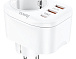 Зарядное устройство 4000W розетка 3*USB HOCO NS3
