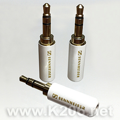 Штекер Sennheiser 3-pin 3.5mm / WHITE