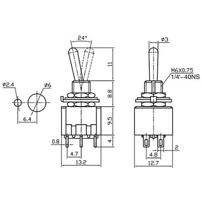 Тумблер MTS-223
