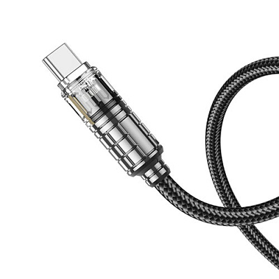Кабель Type-C to Type-C Hoco U122 1.2m Black