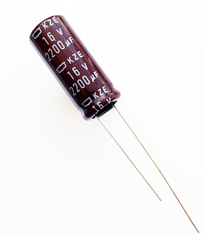 Конденсатор KZE-2200/16V LOW ESR