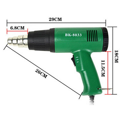 Фен BK-8033 / 1600W 220VAC / BAKU