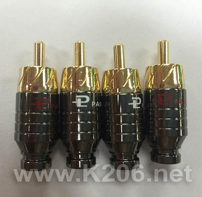 Штекер Pailiccs RCA mini RC-391-R