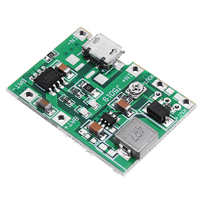 J5019 підвищує DC-DC + зарядка Li-ION 3.7V