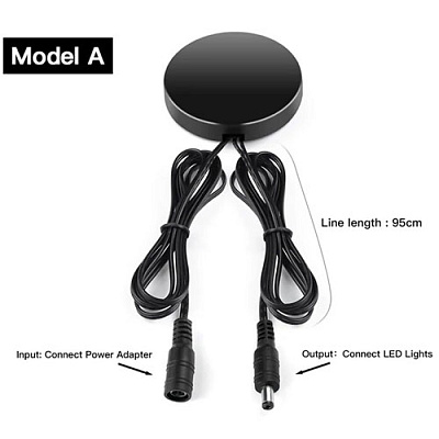 DC12-24V, 3A Сенсорный выключатель Black