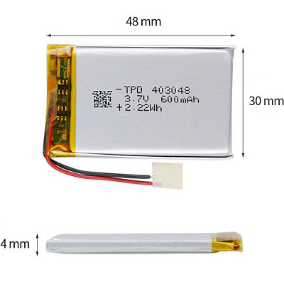 Аккумулятор 403048P (600mAh)