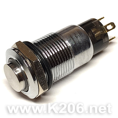 Кнопка антивандальная HQ12N/HJZ-12V-G-E