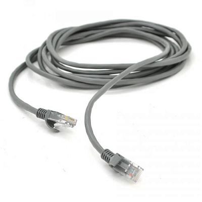 Патч-корд Ritar, UTP, RJ45, Cat.5e, 1m, серый