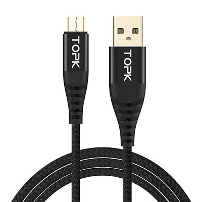 USB кабель TOPK MICRO AN42/Black