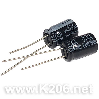 Конденсатор YXJ-470/16V 105°C