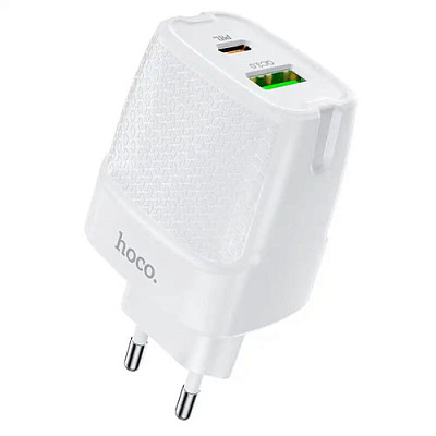 Зарядний пристрій 2*USB HOCO C85A WHITE