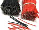 Провід силікон 24AWG 50мм 50+50 штук R+BLK