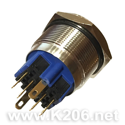 Кнопка антивандальна HQ25S/H11-24V-R