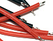 Провод силикон 24AWG 50мм 50+50 штук R+BLK